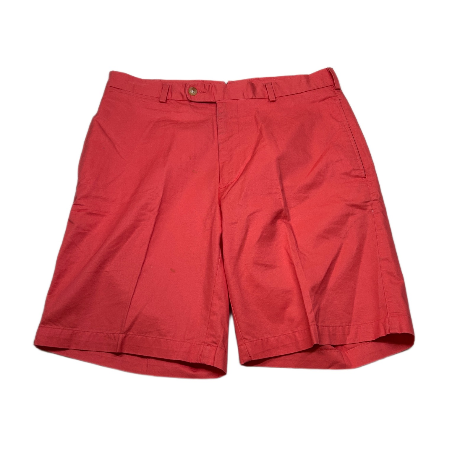 Peter Millar Golf Shorts Mens Size 32 Coral Red Flat Front Casual